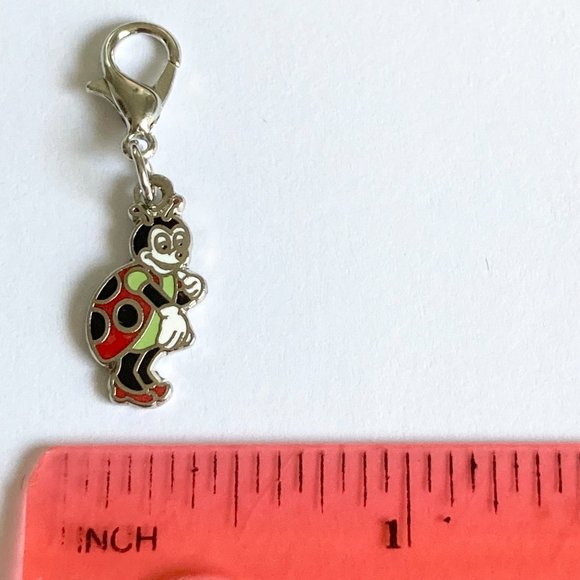 Vintage Disney Francis Ladybug Charm It's a Bugs Life Clip On Zipper Pull Purse - Picture 8 of 9